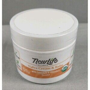 NewLife Naturals Certified Organic Vulva Cream with Calendula & Vitamin E 2oz